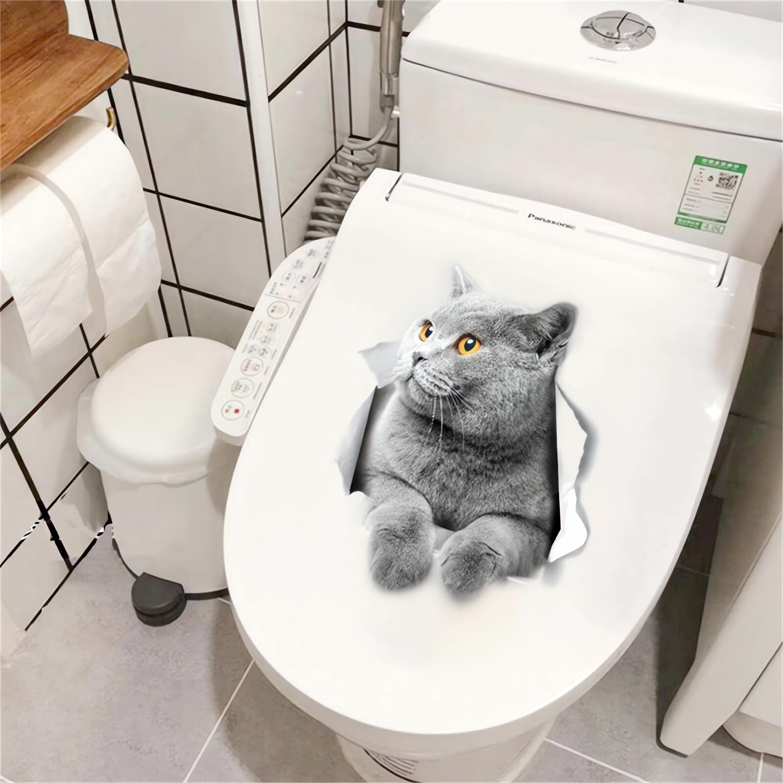 Little Cat 3D Wall Stickers, sacinora Cute Kitten Animal DIY Wall Decals Remo…