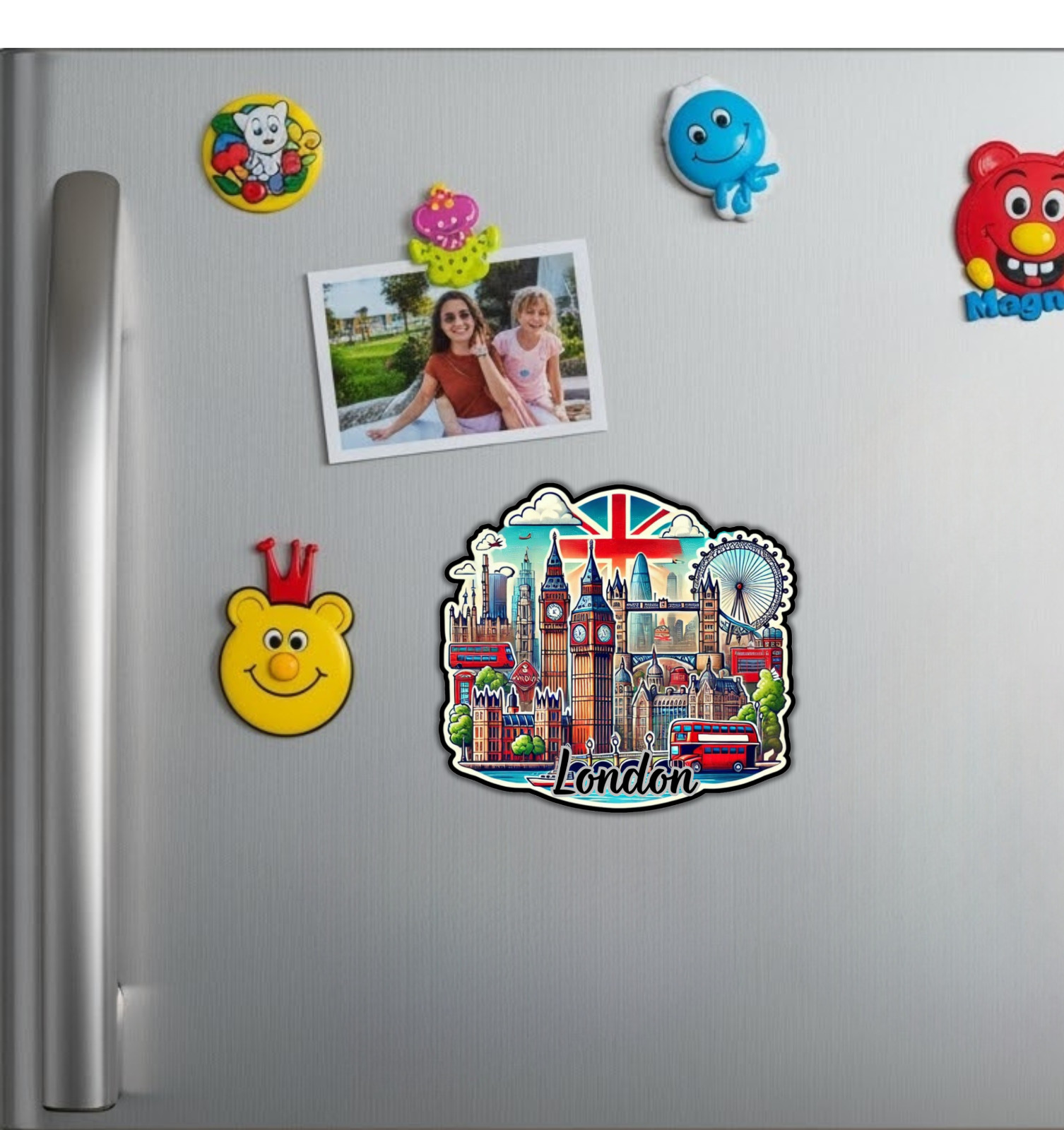 London England Fridge Magnet or Laptop Sticker
