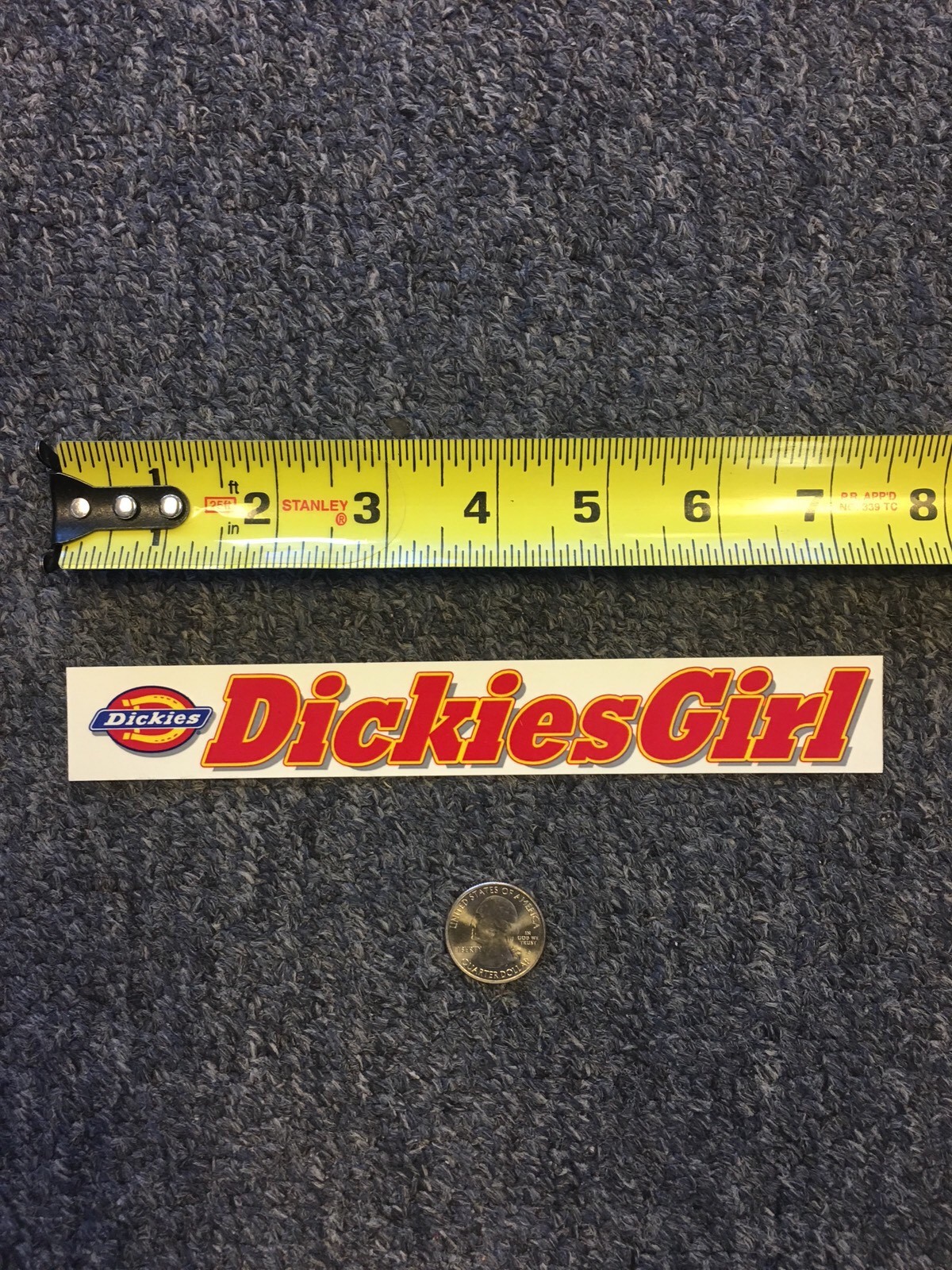 *NEW* 10 pc DICKIES GIRL Logo Clothing Skateboard Longboard 7.5" Sticker Decal