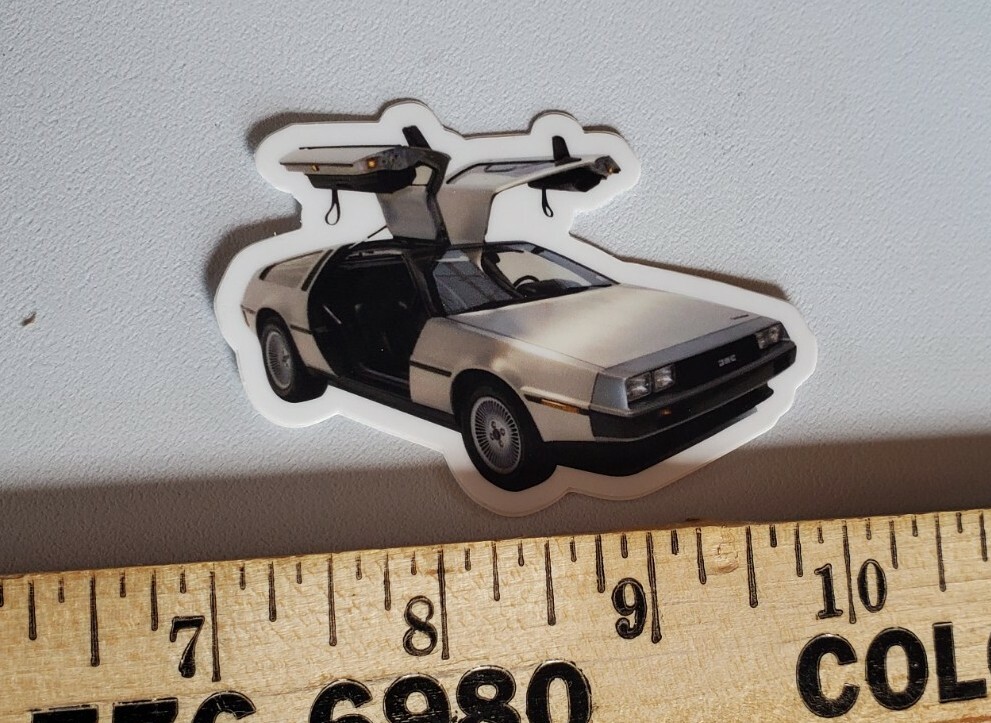 VOLVO 240 STICKERS, SAAB 900 STICKERS, Delorean Stickers – LOT of 13 RARE!!
