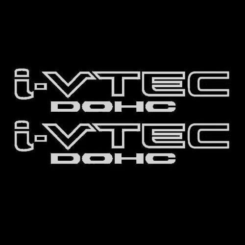 Pick your color of 2x i-VTEC DOHC JDM Sticker Decal Vinyl JDM Honda Acura ivtec