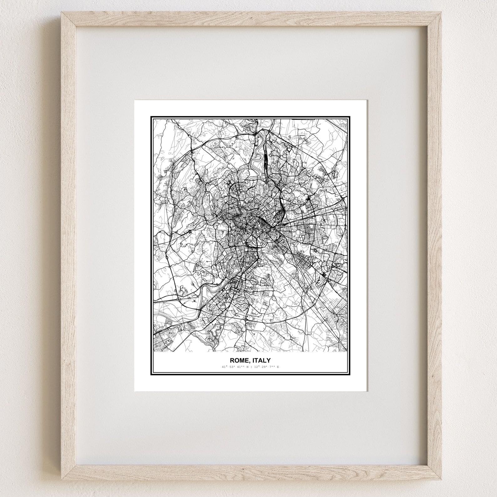 Susie Arts 11X14 Unframed Rome Italy Wall Art Metropolitan City View Abstract…