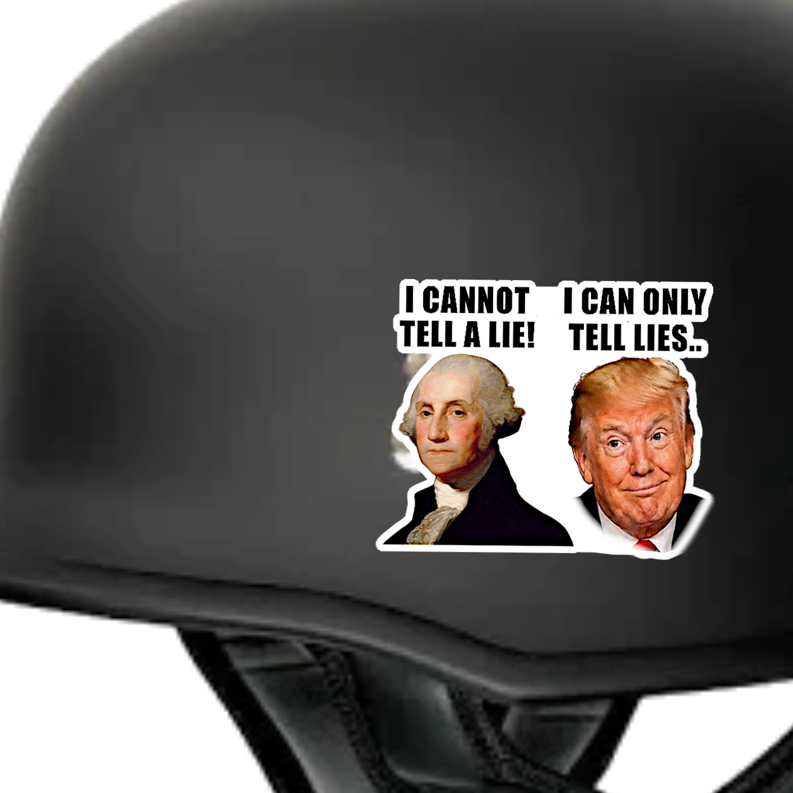 I Can Only Tell Lies, 5pc Bundle Anti-Trump Die Cut Vinyl Sticker, 2"W x 1.75"H