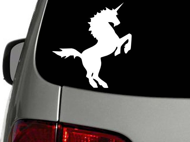 UNICORN Vinyl Decal Car Wall Window Sticker CHOOSE SIZE COLOR
