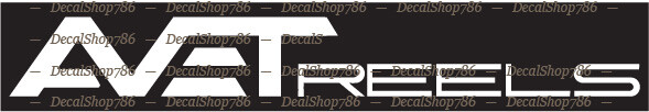 AVET Fishing Reels – Outdoors Fishing Sports – Vinyl Die-Cut Peel N' Stick Decal