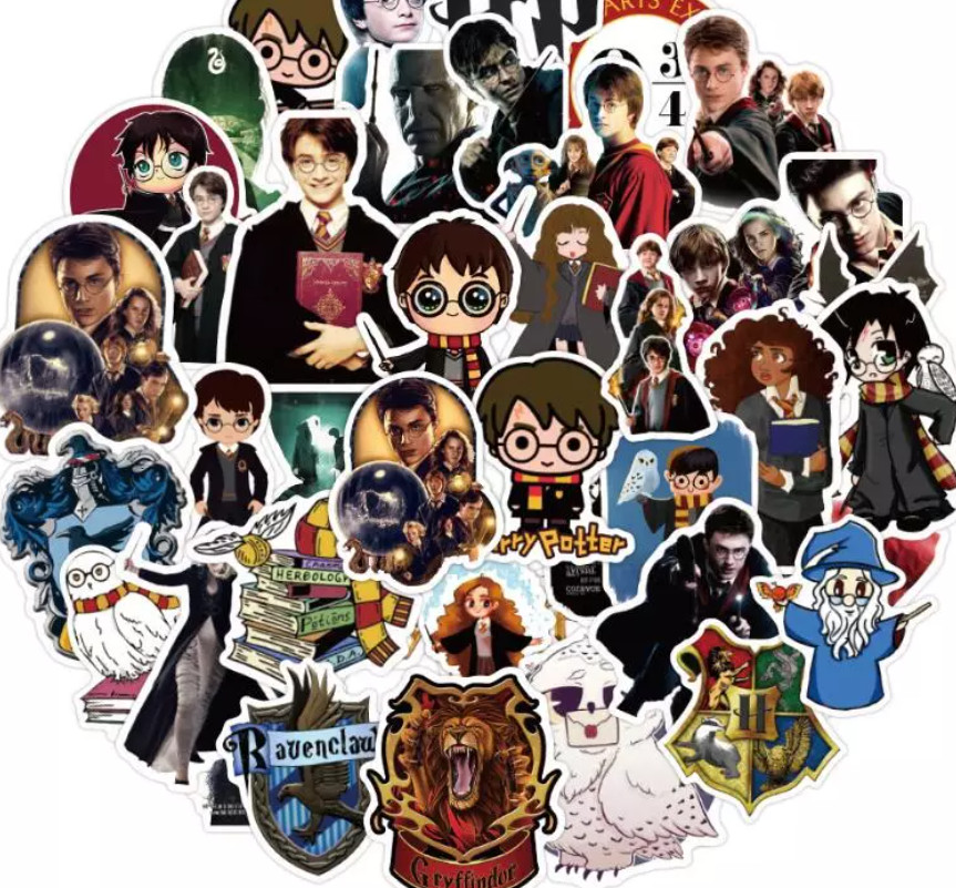 Harry Potter Stickers 100 Set Decal Sticker Lot New