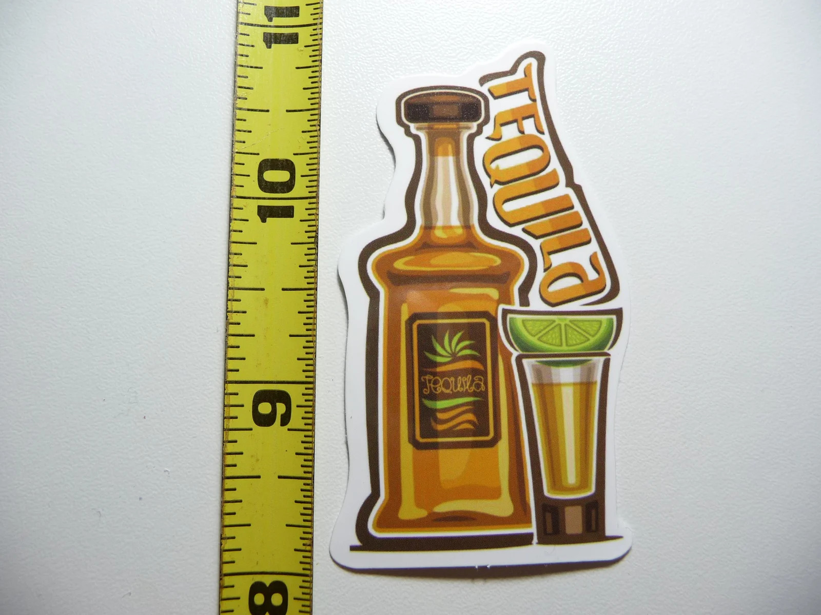 GENERIC TEQUILA BOTTLE SMALL STICKER DECAL BAR DECORATION ALCOHOL FUN PARTY