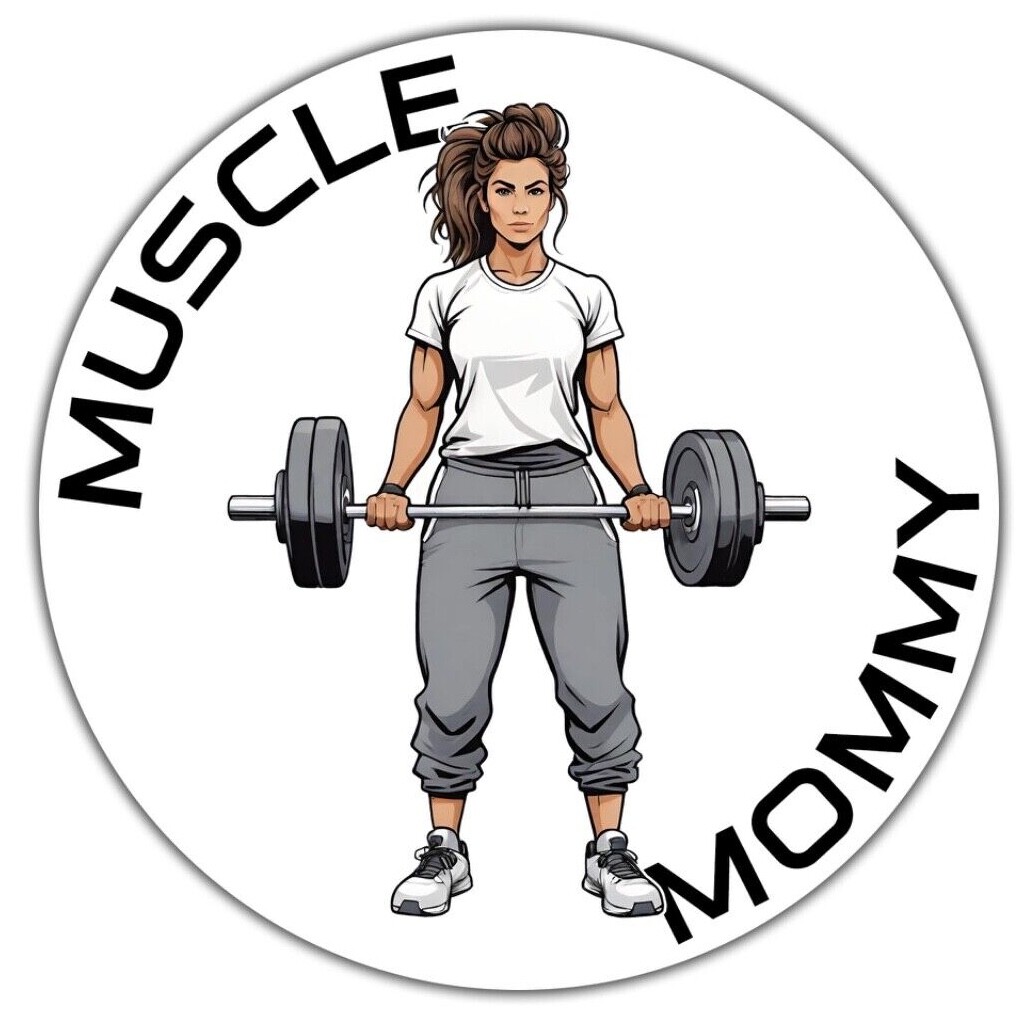 Muscle Mommy Sticker | Waterproof Gym Fitness Sticker Vinyl Decal