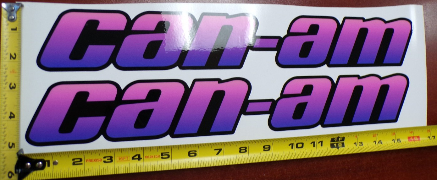 CAN-AM MAVERICK X3 R GRAPHIC DECAL STICKER USA MADE PINK PURPLE GRADIENT THICK