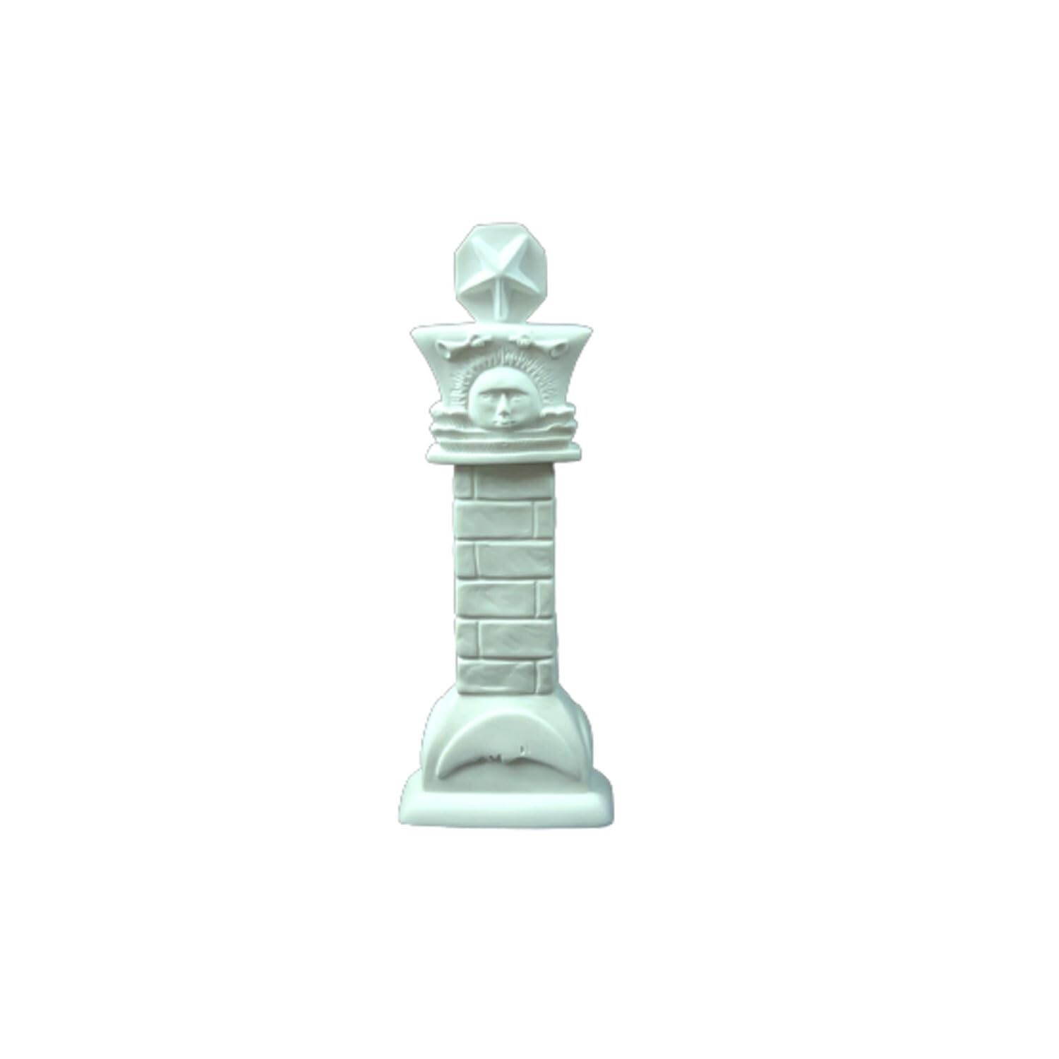 S6-9.5" Tall 1.4 lbs Sunstone Pillar Statue One Moment In Time Mormon LDS CTR
