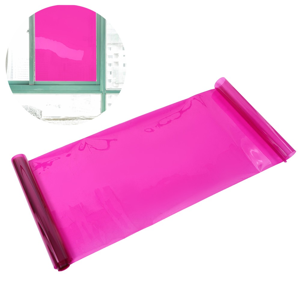 1 Roll Window Film: 3 m/118" Static Cling Window Stained Glass Film – Colored