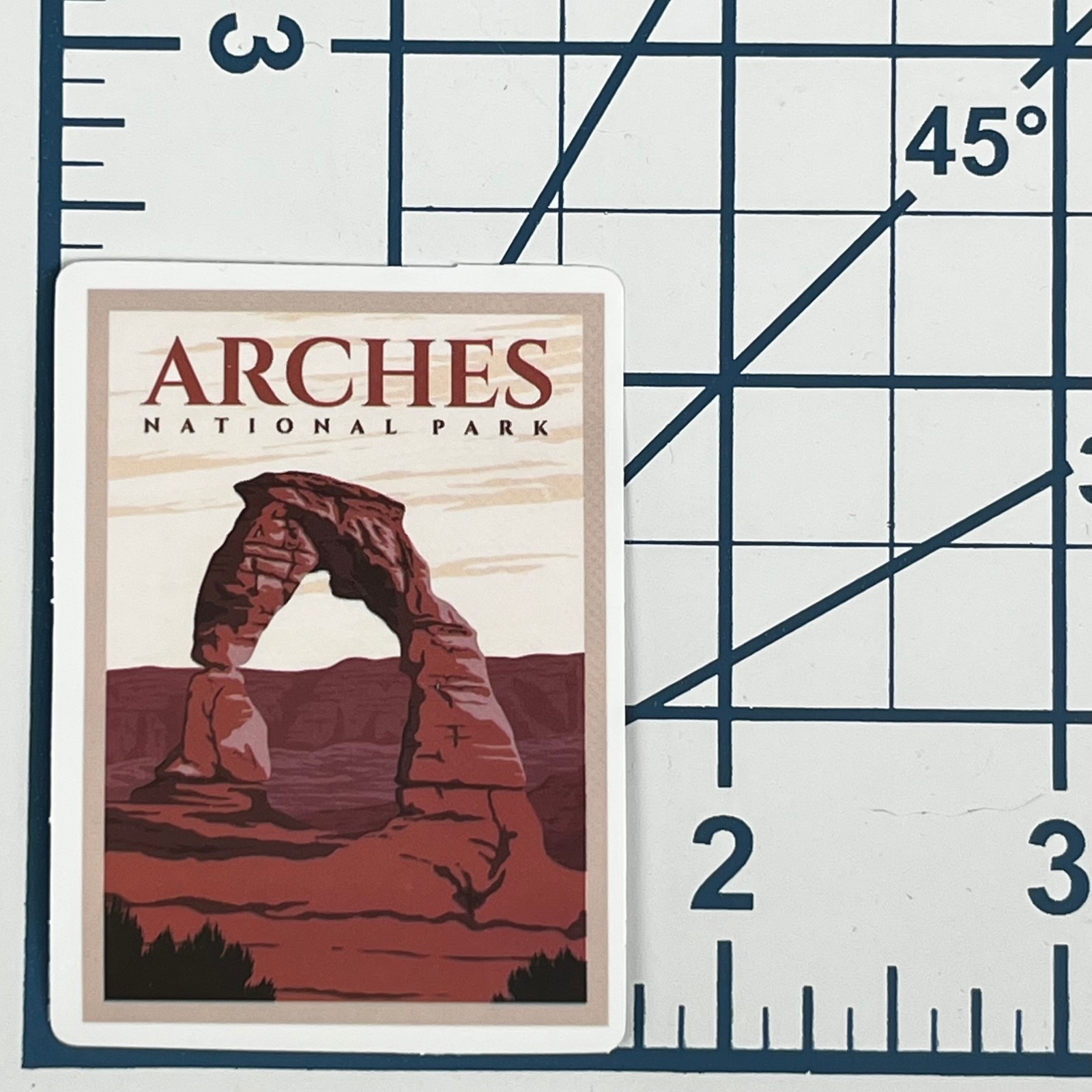 Arches National Park Vinyl Sticker Utah Delicate Arch Desert Nature Art