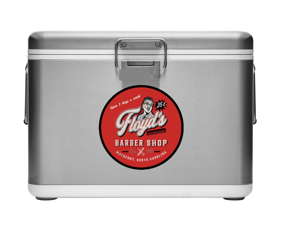 Andy Griffith Show (Floyd's Barber Shop) – 4" Handmade Vinyl Decal Vehicle Decor