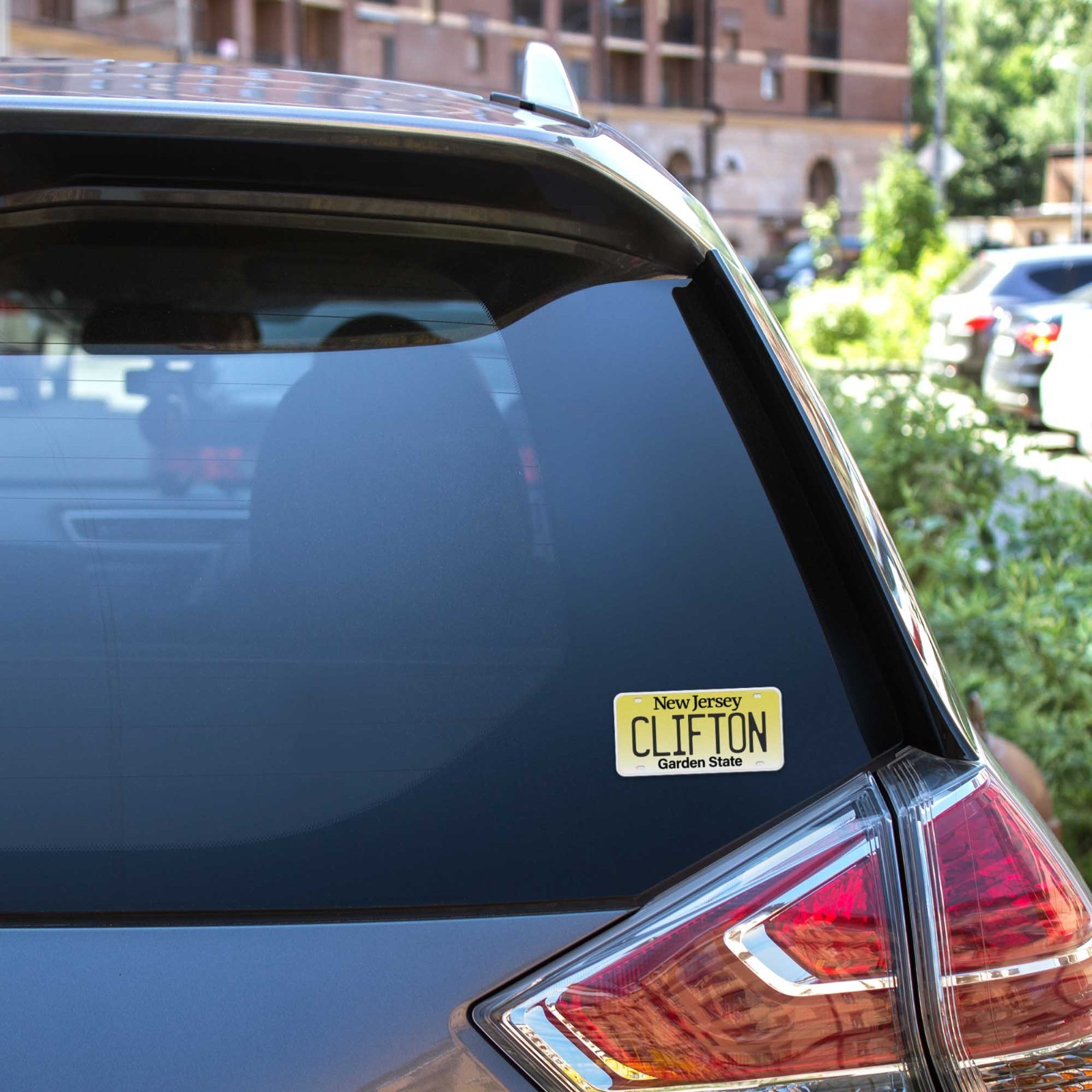 New Jersey License Plate Stickers – Choose Your NJ City or Saying Decal