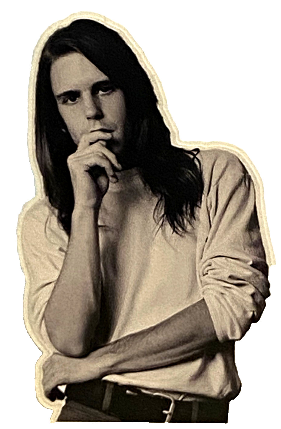 BOB WEIR Young Bob Sticker *NEW* Measures 1.75" x 3"