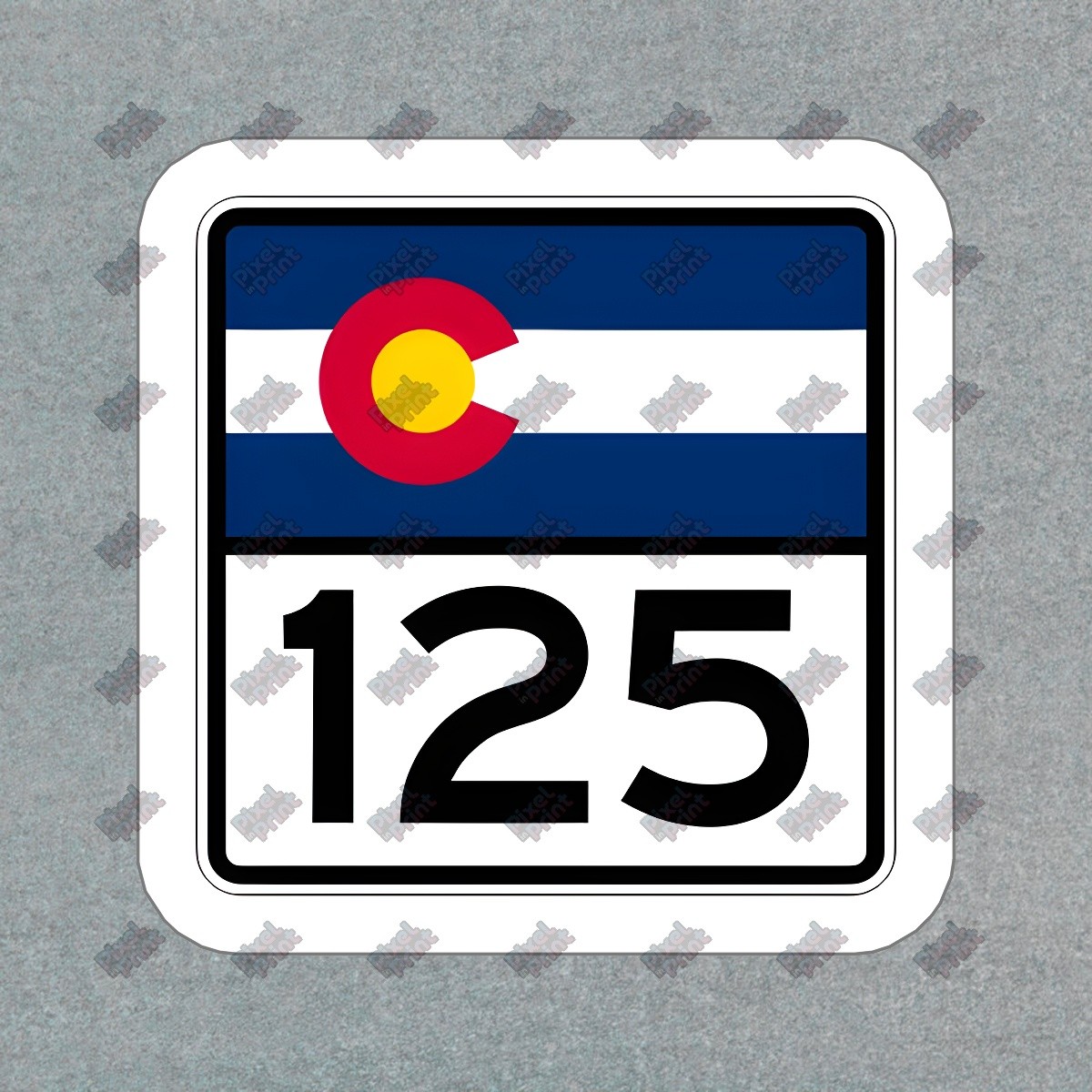 Colorado State Flag Vinyl Sticker Decal Highway Sign 125 Perfect for #638707