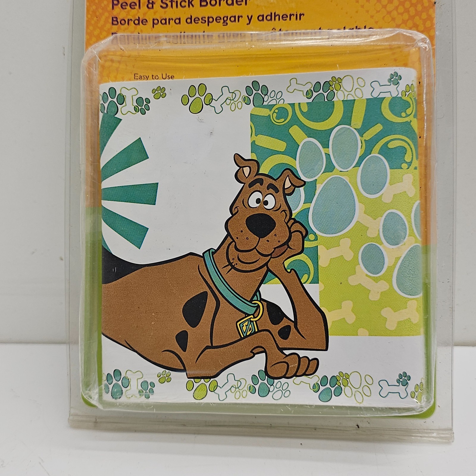 Brewster Scooby-Doo Peel & Stick Border PS93992 5×15 Green Vintage