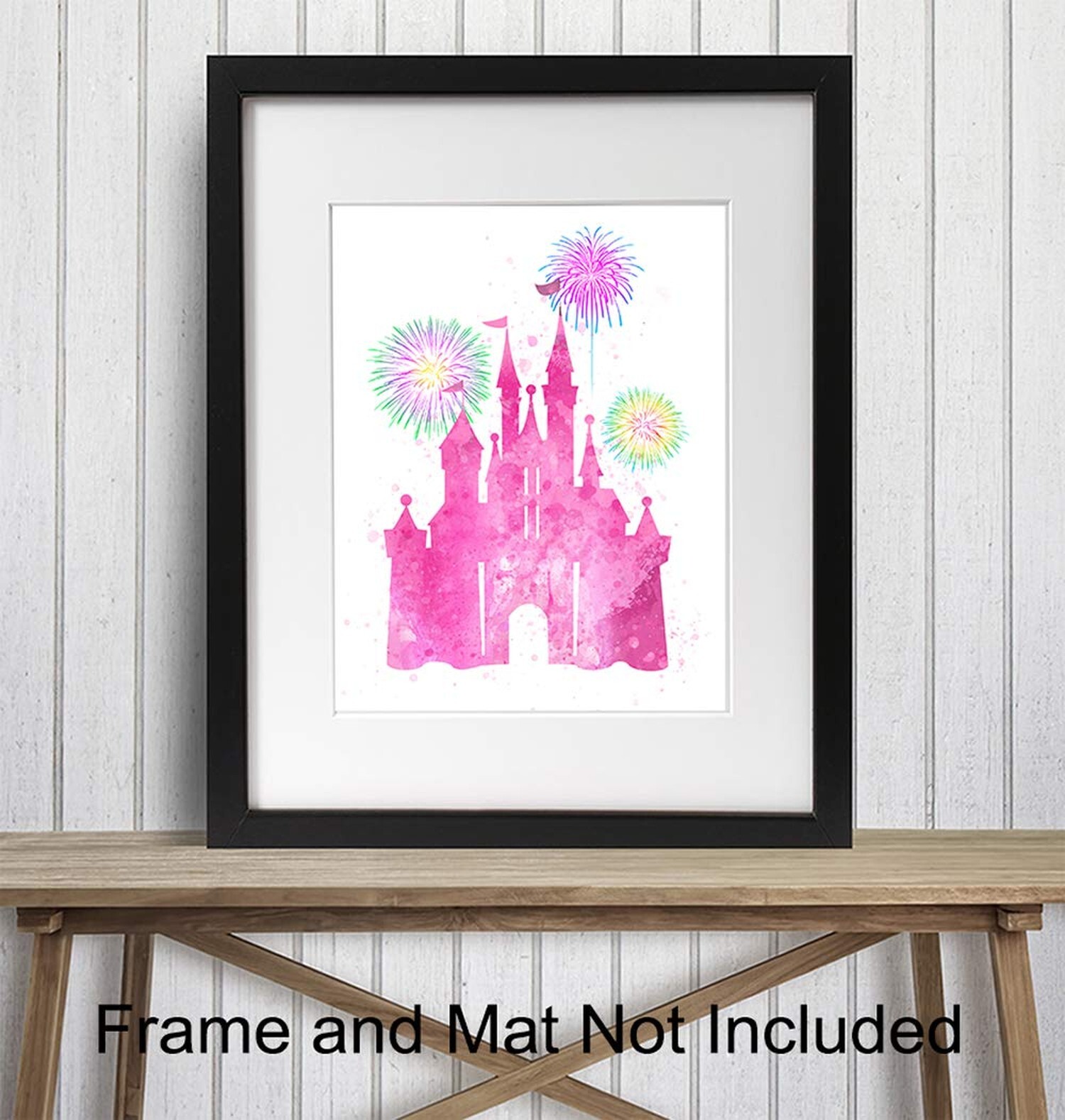 Castle Wall Art Poster print – Perfect Girl Room Decor for Kids and Women – G…