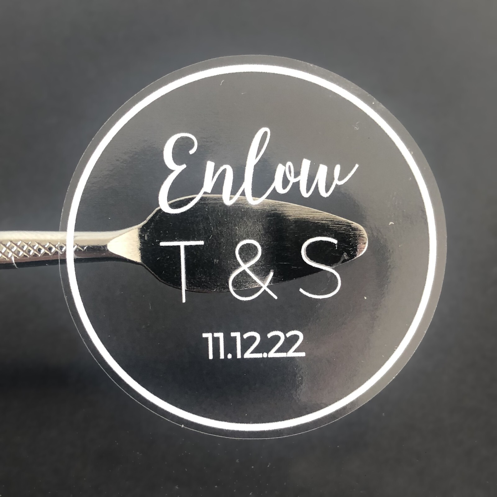 custom clear stickers with logo waterproof clear sticker white on clear label