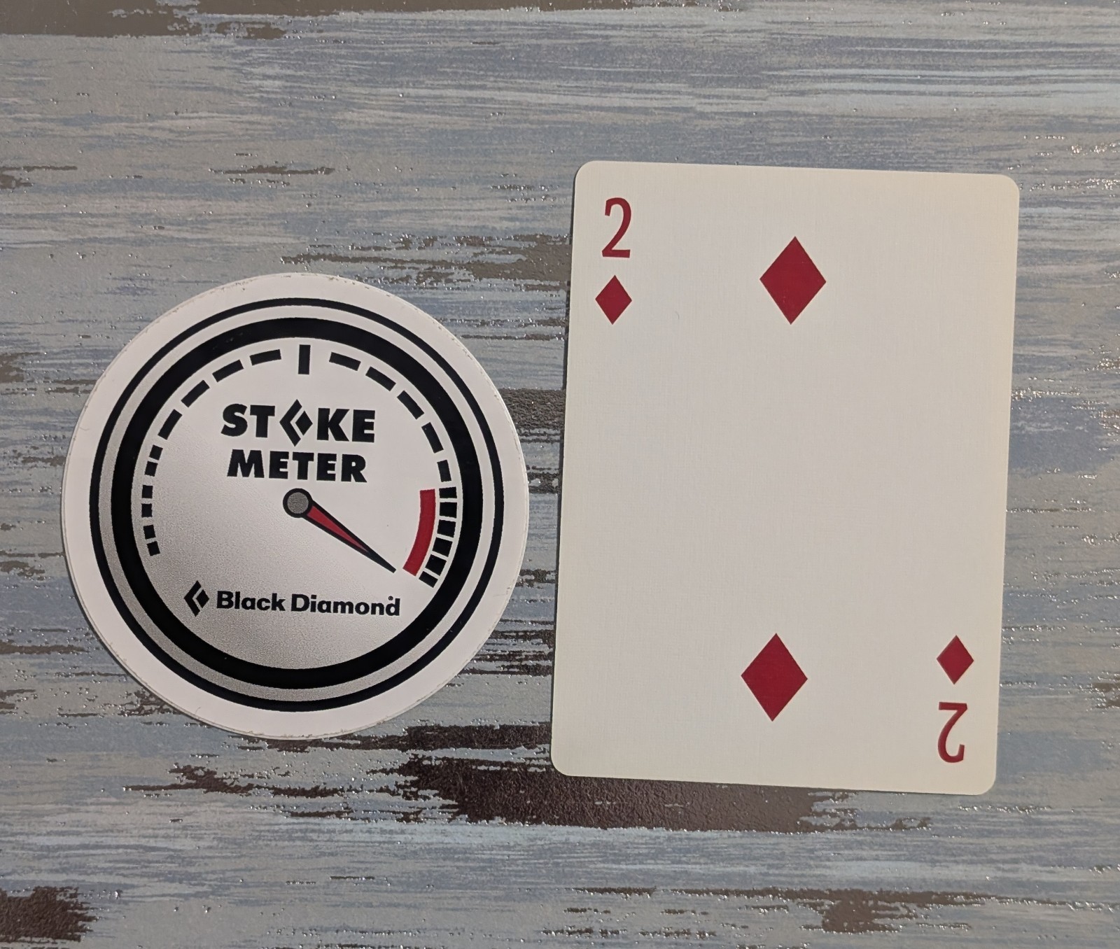 Black Diamond Stoke Meter Sticker – Mountain Hiking Climbing Sports Skiing Gear