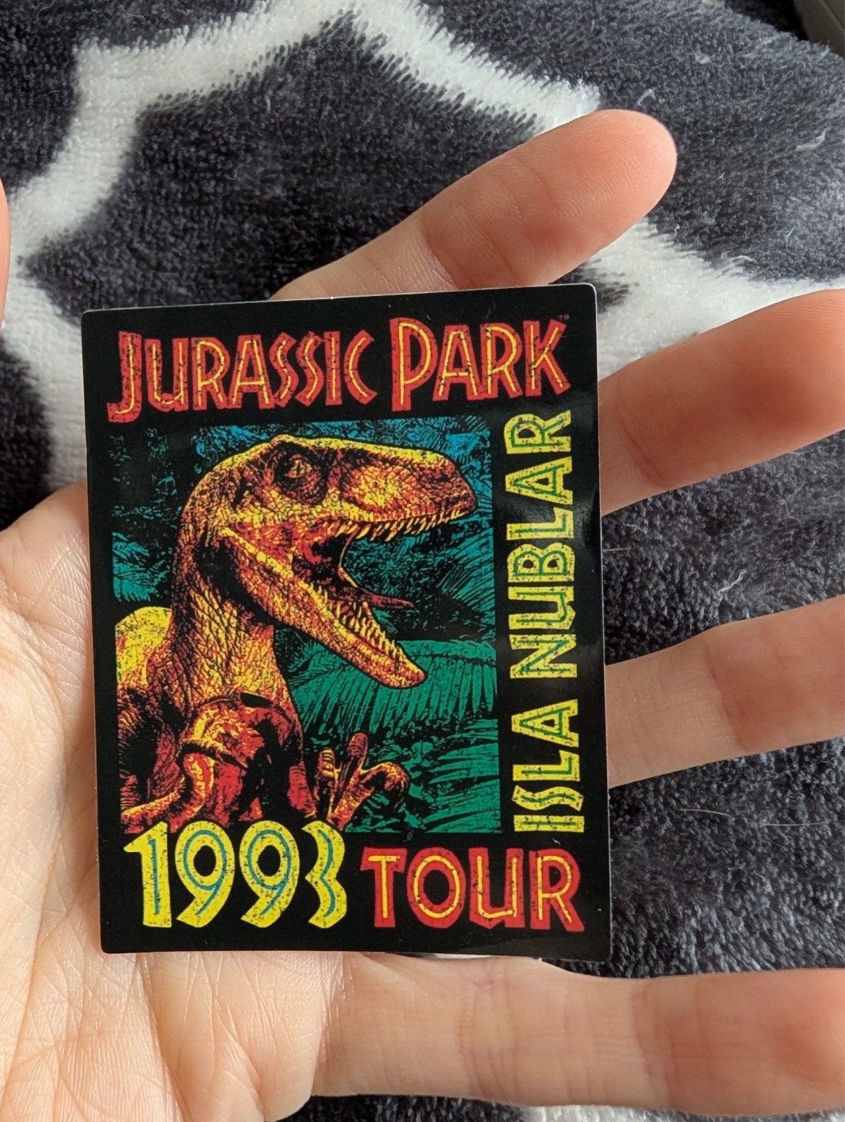 Jurassic Park Dinosaur Sticker Vinyl Decal | T-Rex Movie Film Fan Art