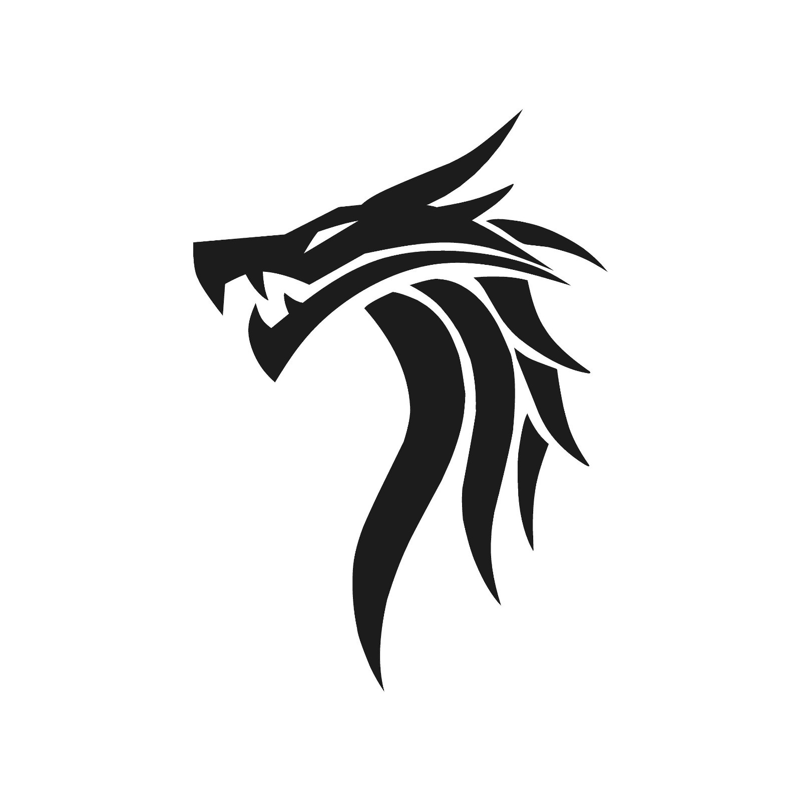 Dragon Head Vinyl decal car laptop sticker