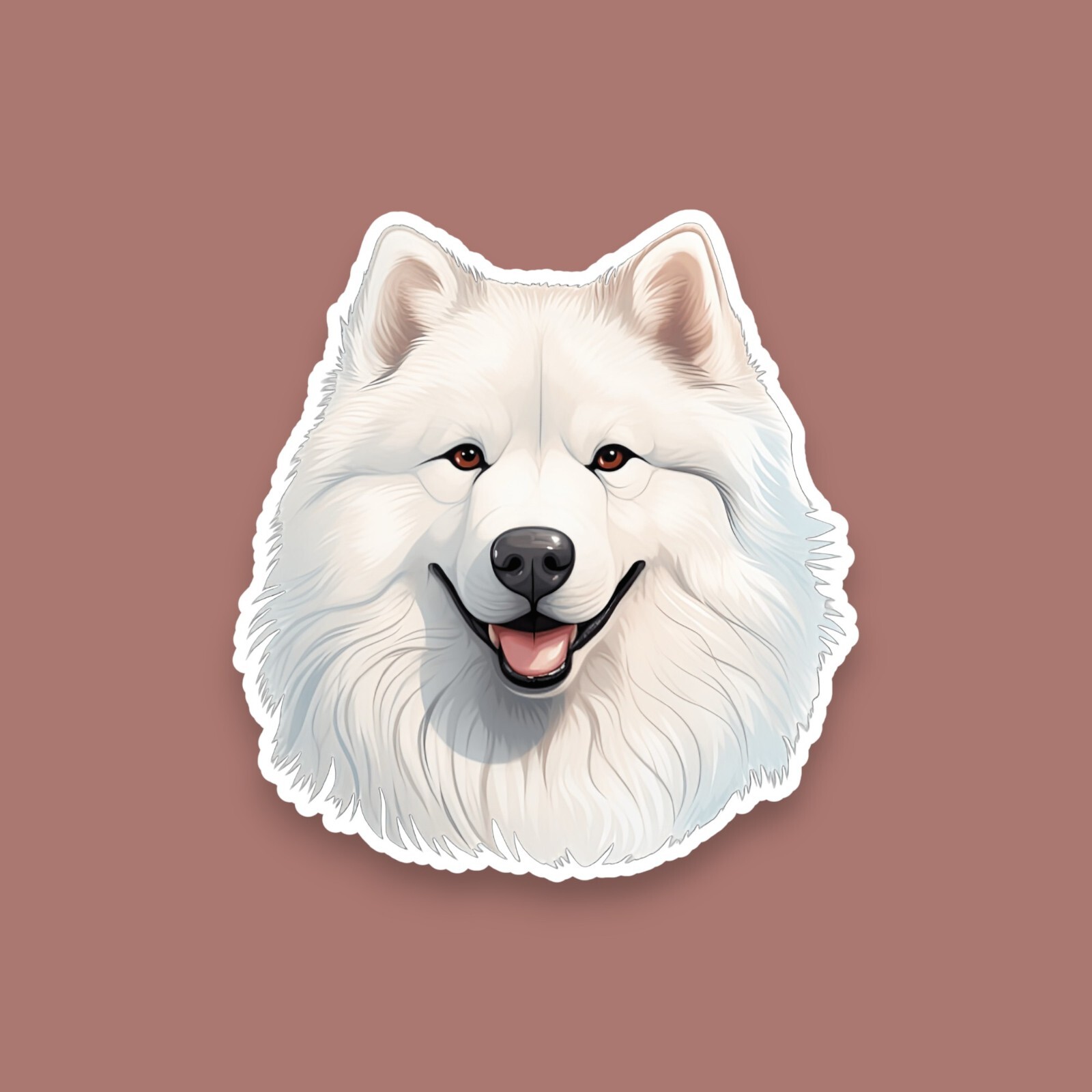 Dog Breed Glossy Stickers 4x4in part #7