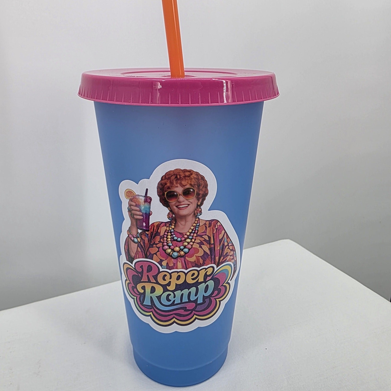 Roper Romp Stickers – 10 Pack Die Cut Full Color Mrs. Roper from Three's Company