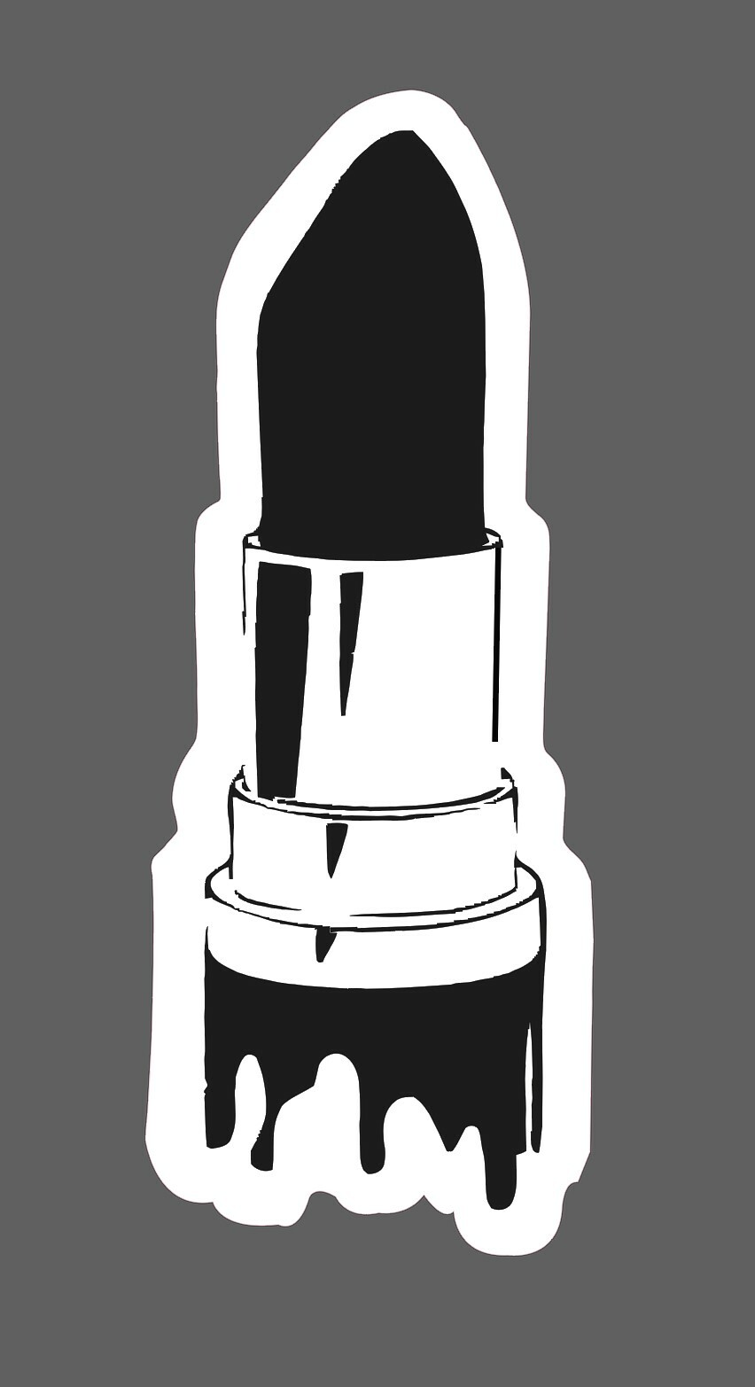 Lipstick Sticker Melting Black Waterproof – Buy Any 4 For $1.75 Each Storewide!