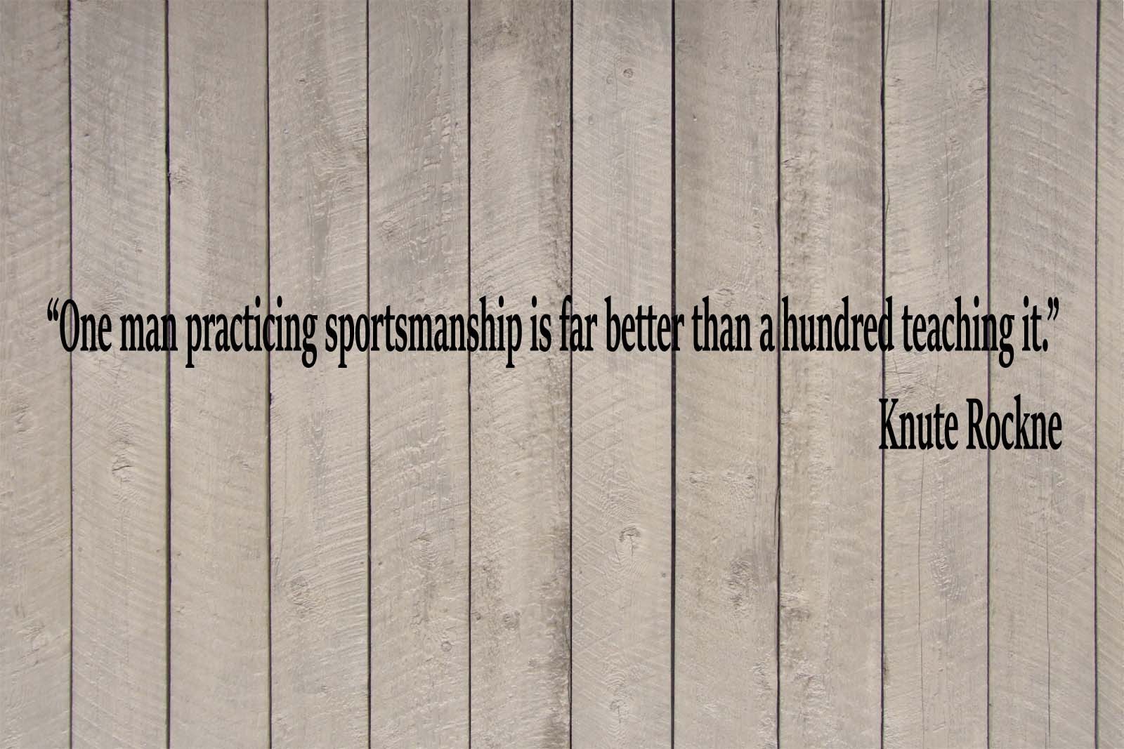 Knute Rockne Notre Dame Sports Football Quote Vinyl Wall Sticker Decal (a)