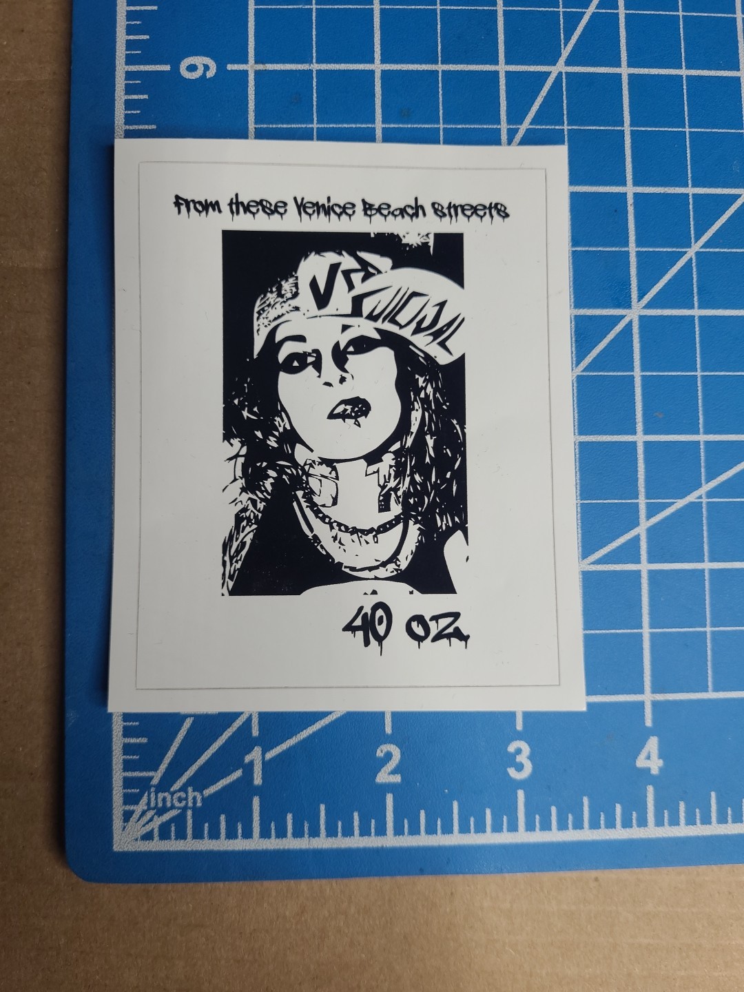 "Venice Beach Streets" Suicidal 40oz Sticker