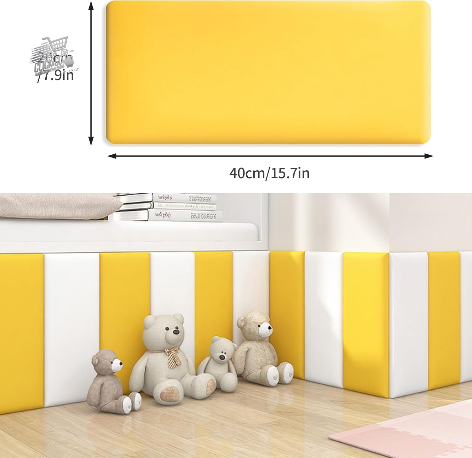 3D Wall Panels Padded Stickers Headboard Bed Kids Wall Saving Moleproof