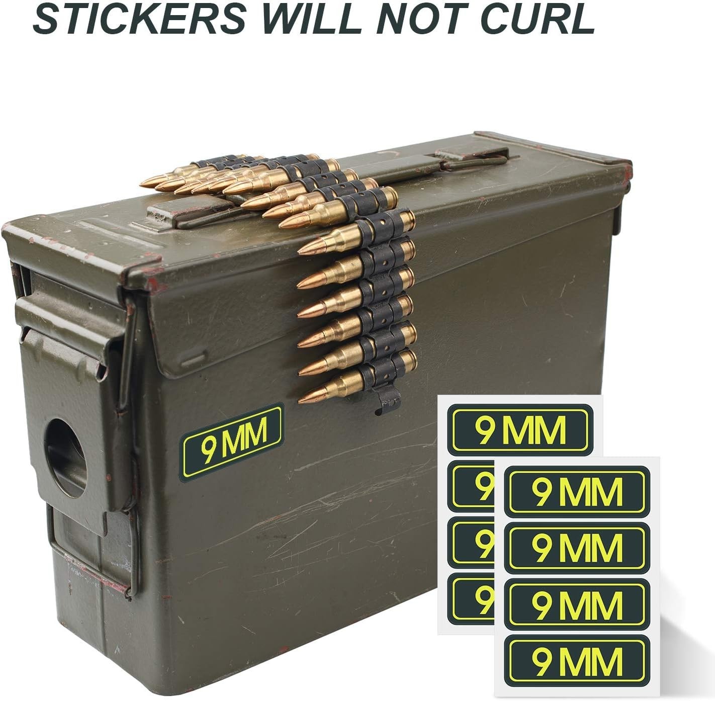 Personalized Organization – 80-Piece Vinyl Can Label Stickers with Clear Print
