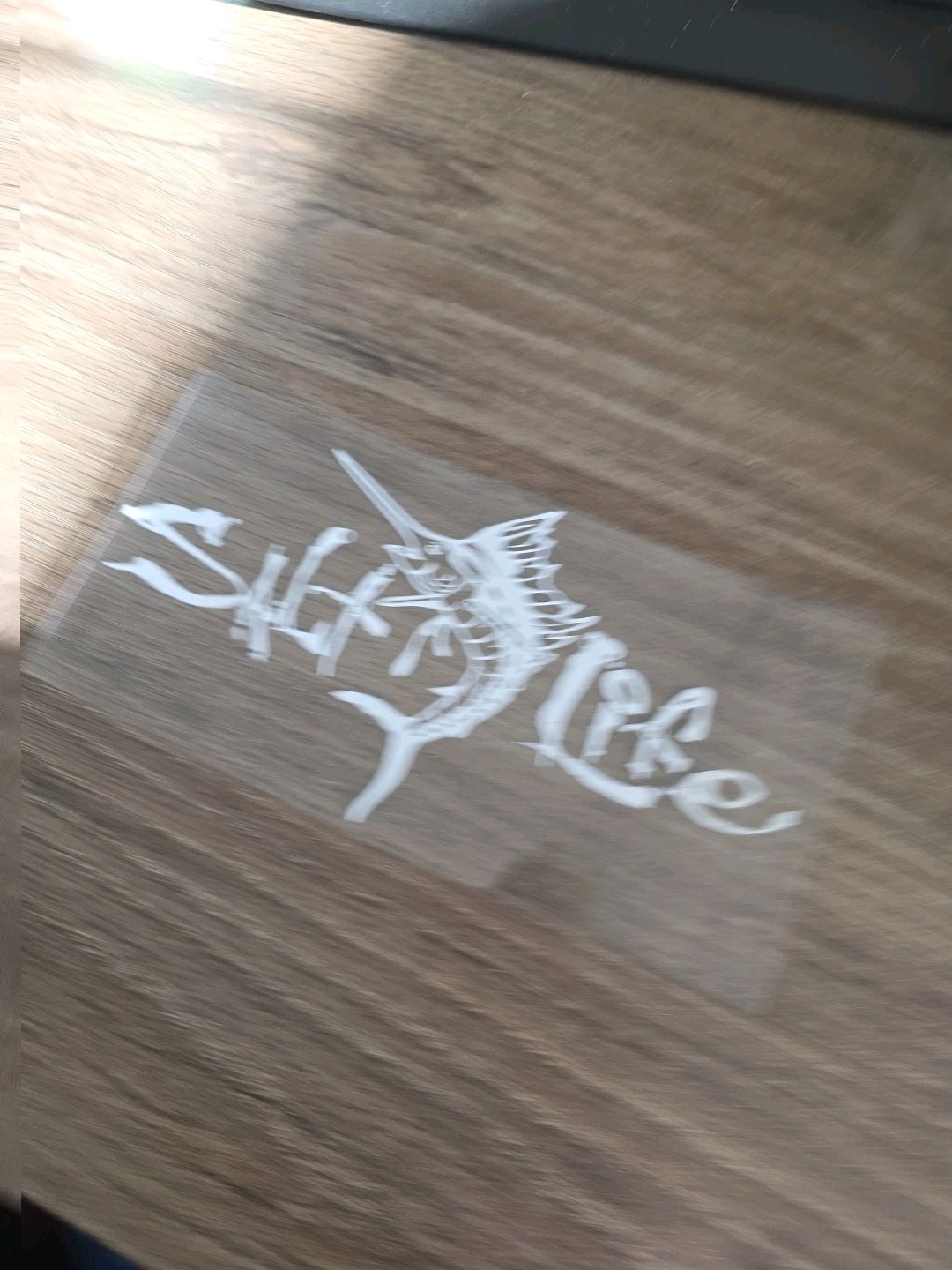 Salt Life Decal UV DTF Waterproof 7in White Made In USA