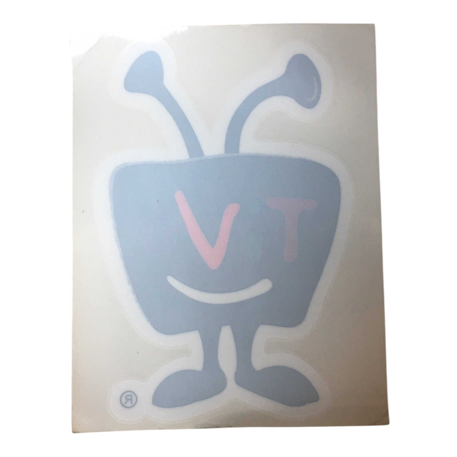 TIVO Animated Figure Decal Backward Sticker Window Cling Icon Mascot NOS