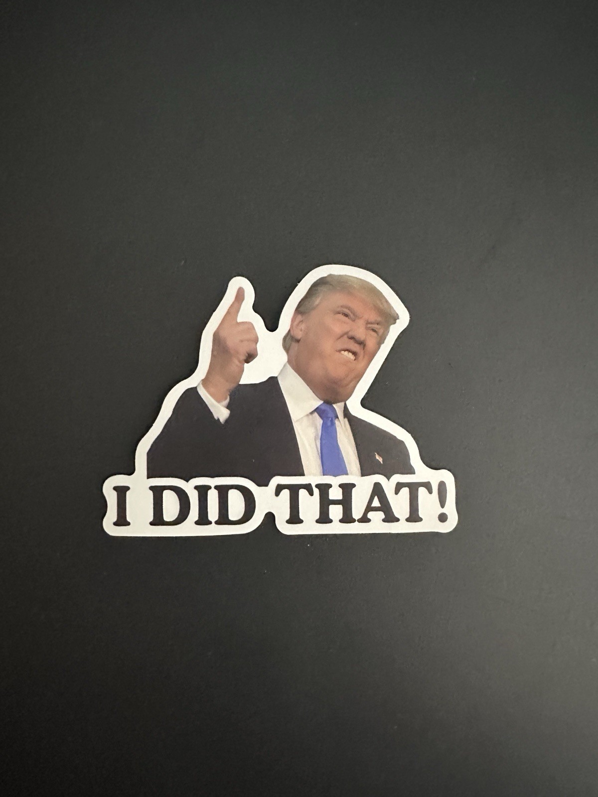 Trump “I DID THAT” Stickers Gas Pump Grocery Store 5 Count