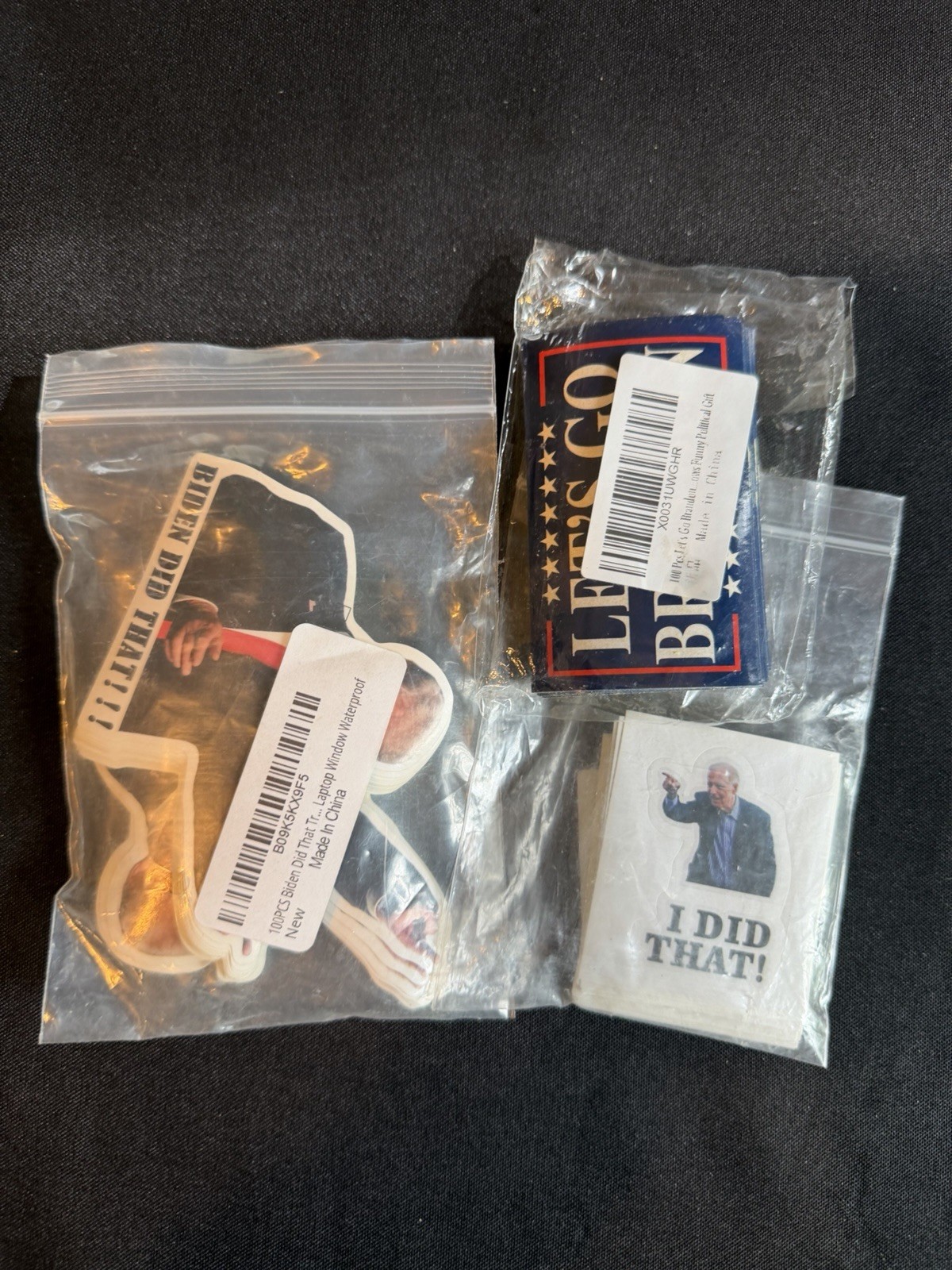 HUGE Political Vinyl Sticker Lot Multicolor Joe Biden President Trump