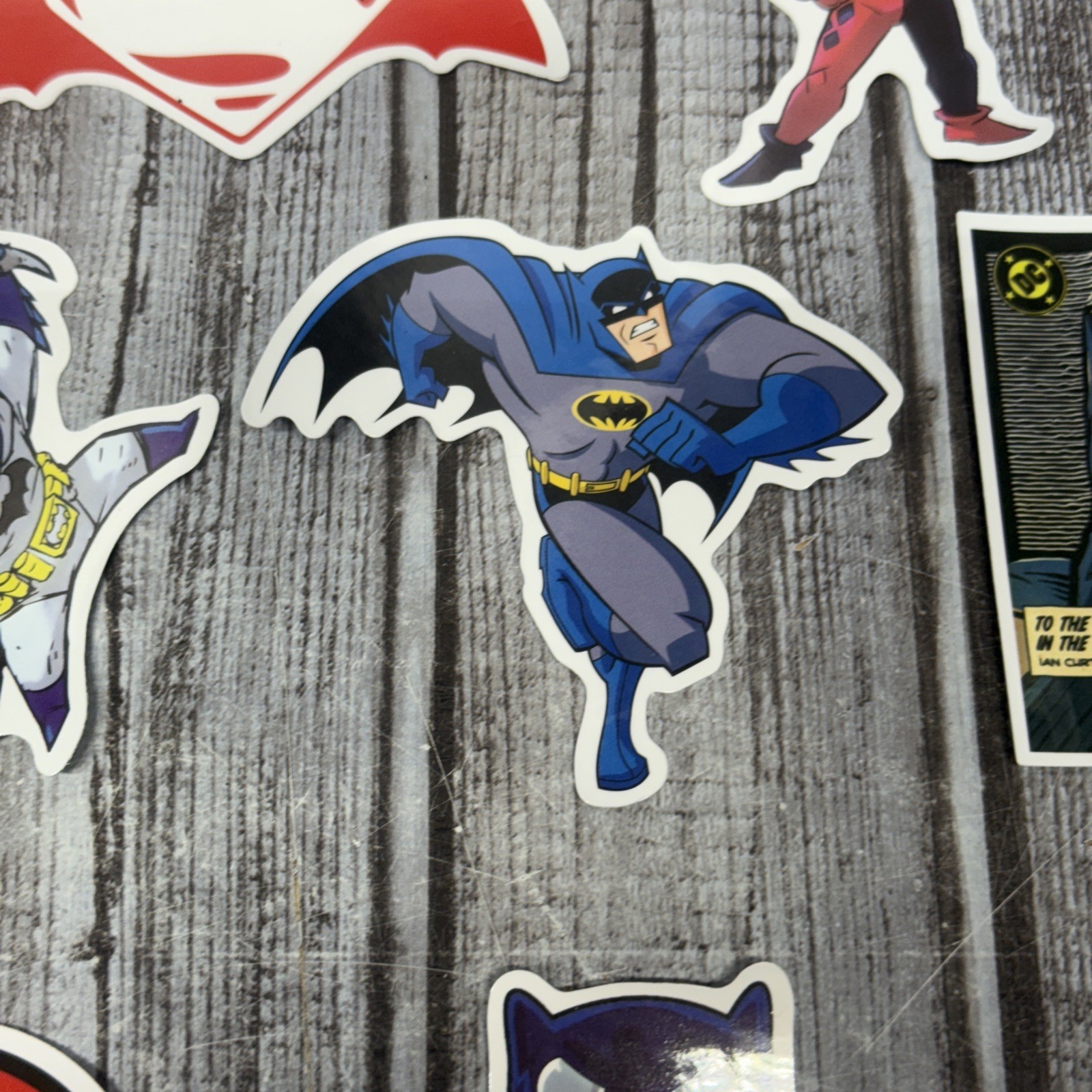Batman Sticker Lot Of 18 Joker Harley Quinn Robin Water Bottle Laptop Fun DC Art