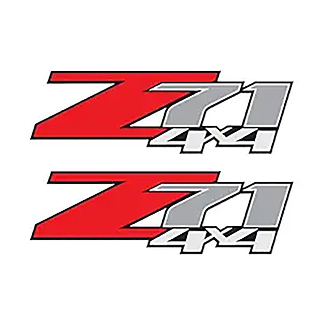 QTH Z71 4×4 (Set of 2 Decals) – F – 1500 2500 HD Stickers (Z71 4×4 Original)