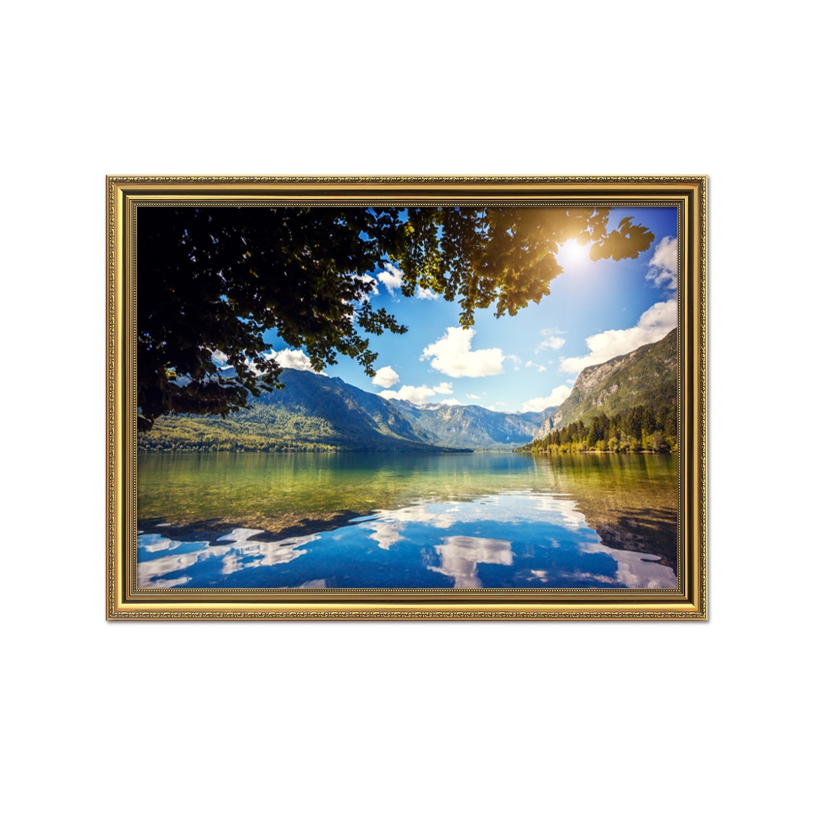 3D Sun River 52 Framed Poster Home Decor Print Painting Art AJ WALLPAPER