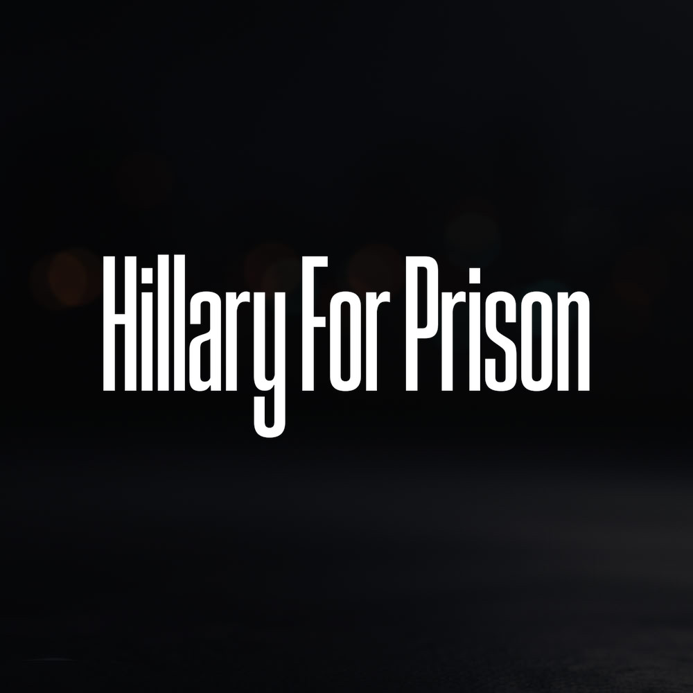 8in Vinyl Decal Sticker – "Hillary For Prison"
