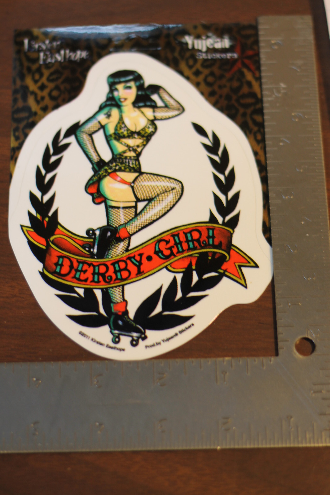 NEW ROLLER DERBY DERBY GIRL STICKER
