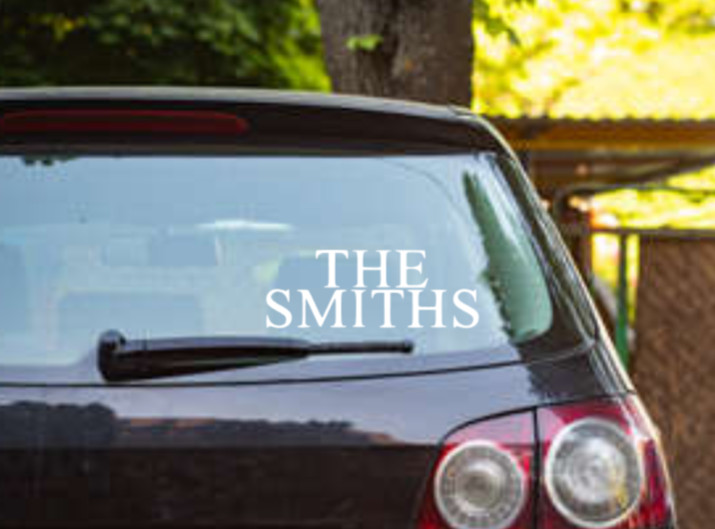 The Smiths Car Decal Vinyl Band Logo Glossy Bumper Sticker Morrissey Indie Pop