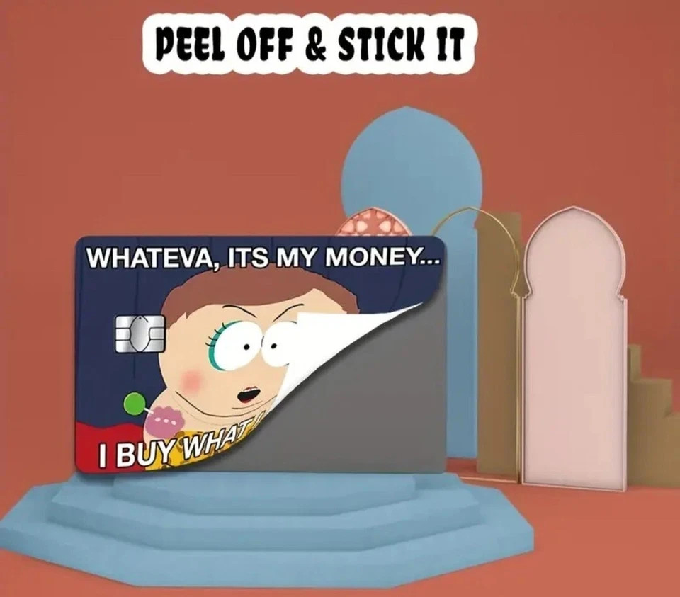 Whateva, It's My Money Funny Credit Card Debit Card Skin Cover