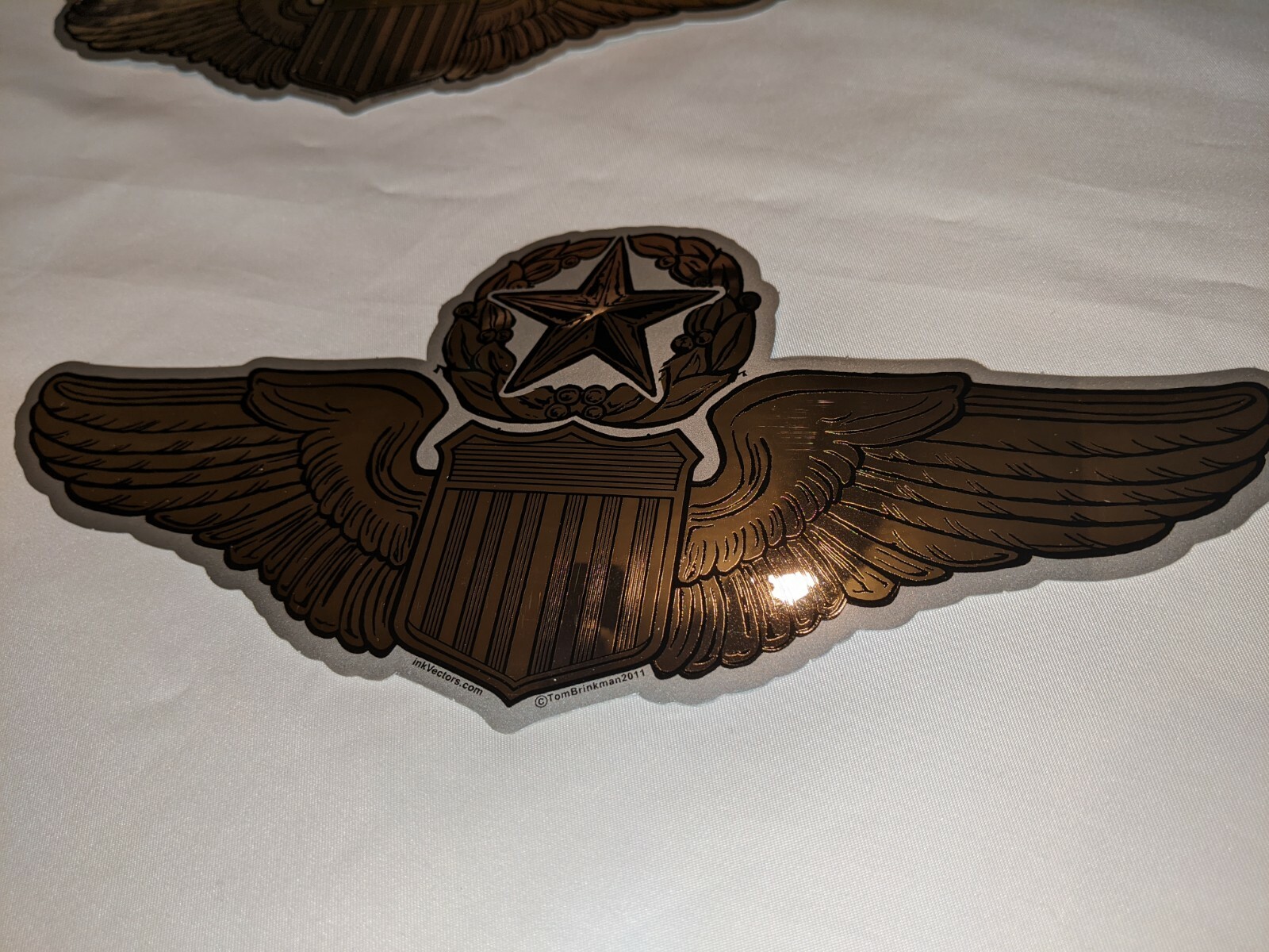 United States Air Force Pilots Sticker 9 Inches Lot Of 5 Silver 3 In 1