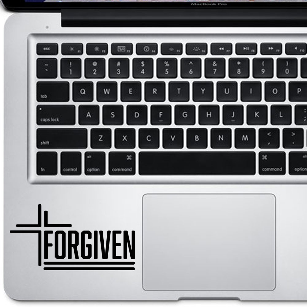 Forgiven Christian Jesus faith Decal Sticker Car Truck Wall Door Window Laptop