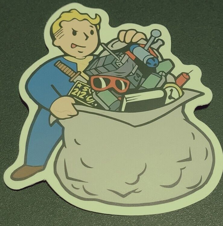Fallout Vinyl For Laptop, Phone, or Decal Placement ~(2.5"X3.0")