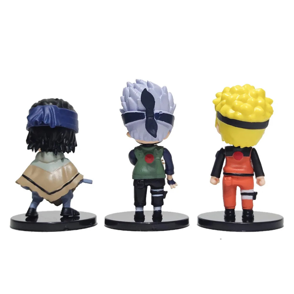 12 Pcs/Set Anime Naruto Kakashi Gaara PVC Action Figure Collectible Toy Gifts