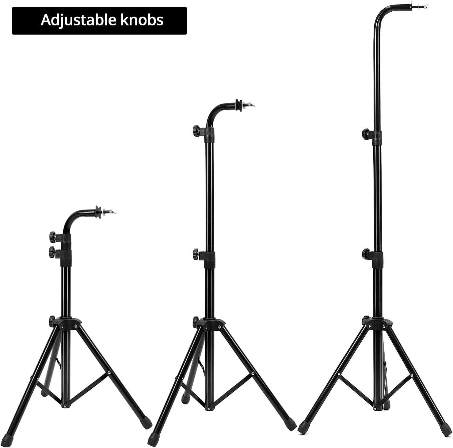 QWORK 36 Tones Musical Chimes Instruments with 2.3-4.2 ft Adjustable silver