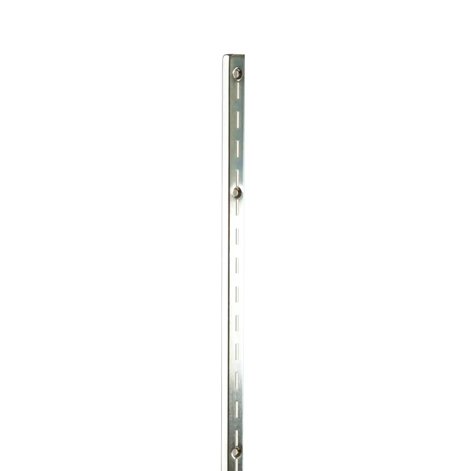 72" Heavy 1/2" Slots 1" Center Slotted Standards Satin Zinc SS12/72 (Pack Of 10)